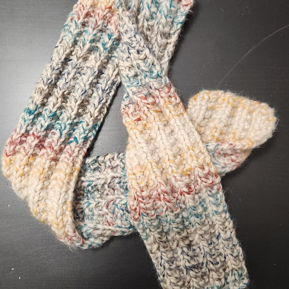 Multi Coloured Knit scarf